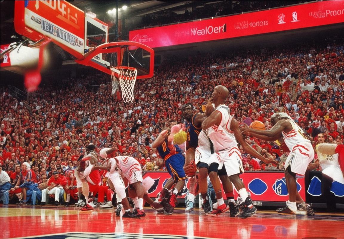 火箭骑士巅峰对决：姚明詹姆斯篮球传奇(图2)